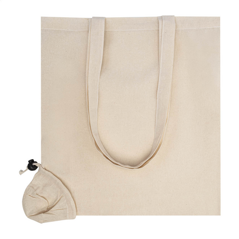 Foldable Organic Cotton Shopper Bag