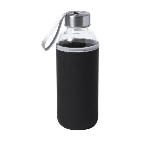 420ml Glass Water Bottle Neoprene Sleeve