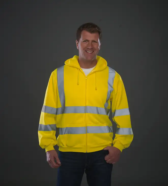 Hi-Vis Safety Hoodie EN ISO 20471 Class 3
