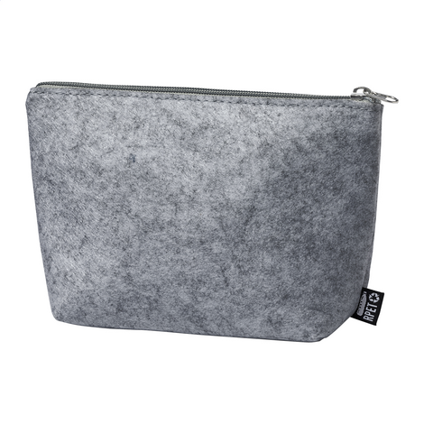 Recycled RPET Felt Cosmetics Pouch Customizable