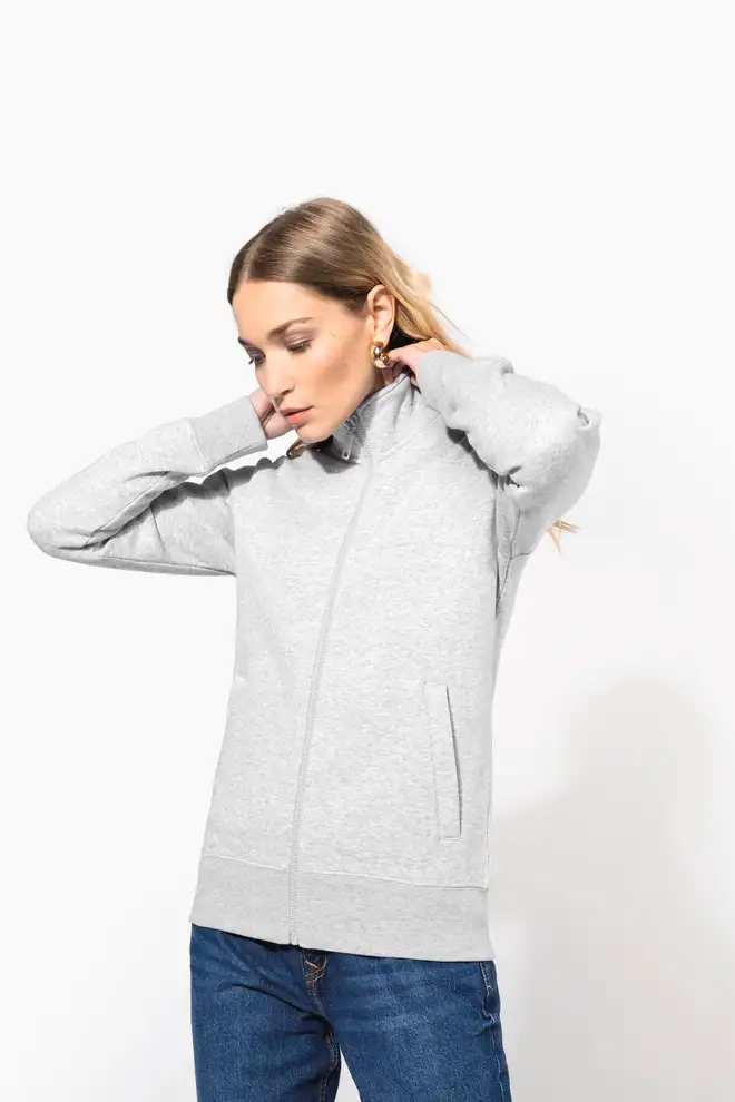 Felpa Full Zip Donna Garzata - Personalizzabile Opifix