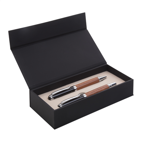 Premium Metal & Rosewood Pen Set for Corporate Gifts