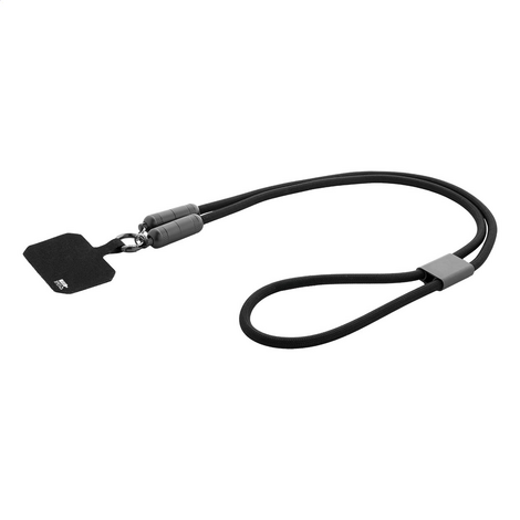 Lanyard USB-C 60W RPET Sostenibile