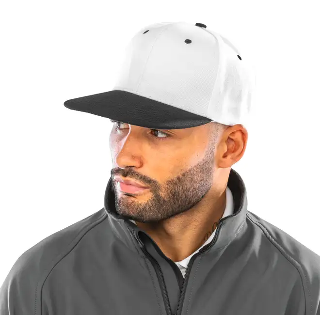 Bronx Two-Tone Flat Visor Cap