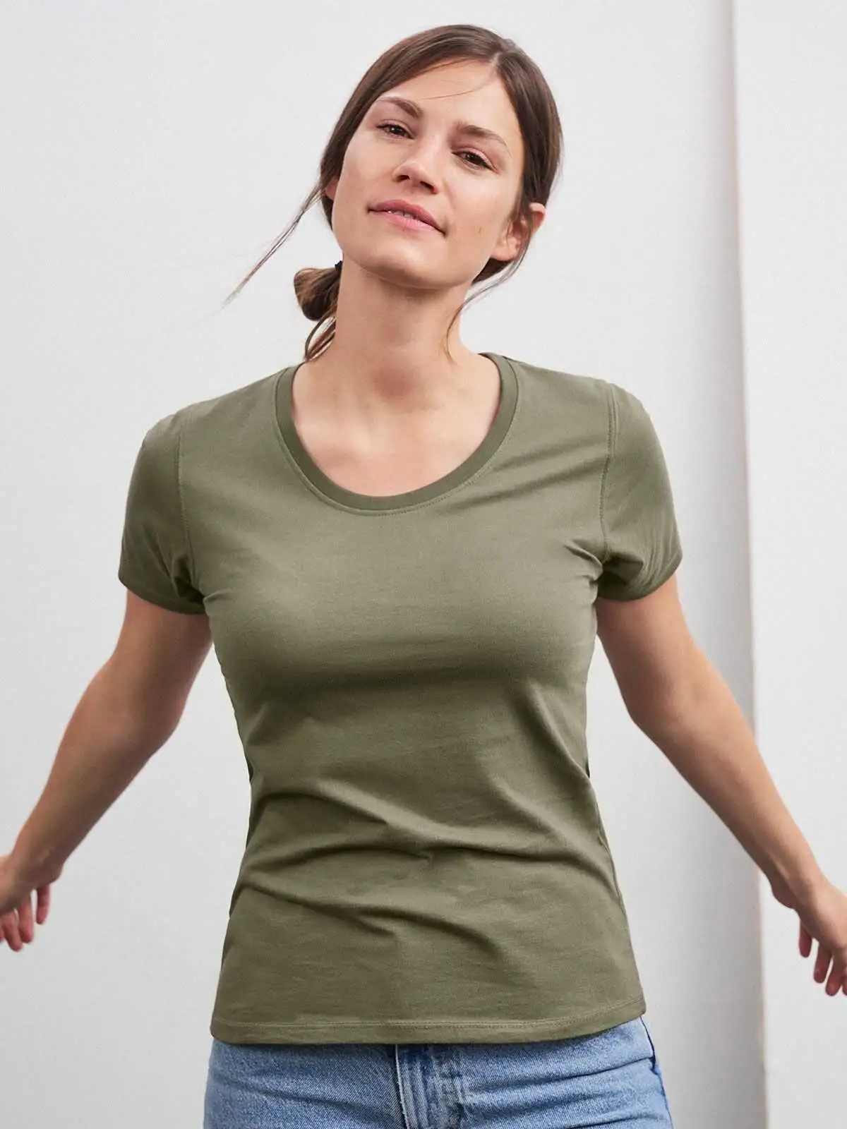 Women's Cotton T-Shirt 100% Customizable