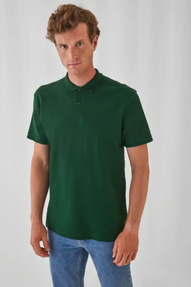 Men's Cotton Polo Shirt Custom Print