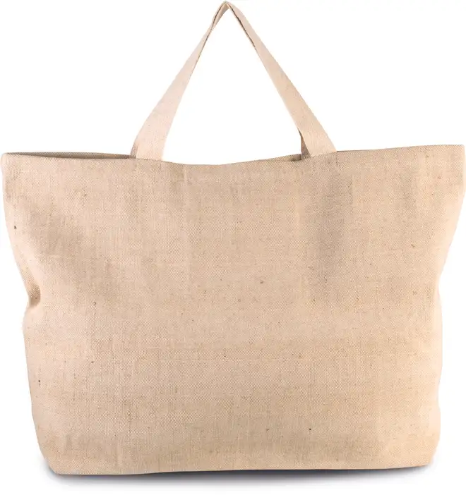 Rustic Canvas Shopper Tote Bag Large Capacity