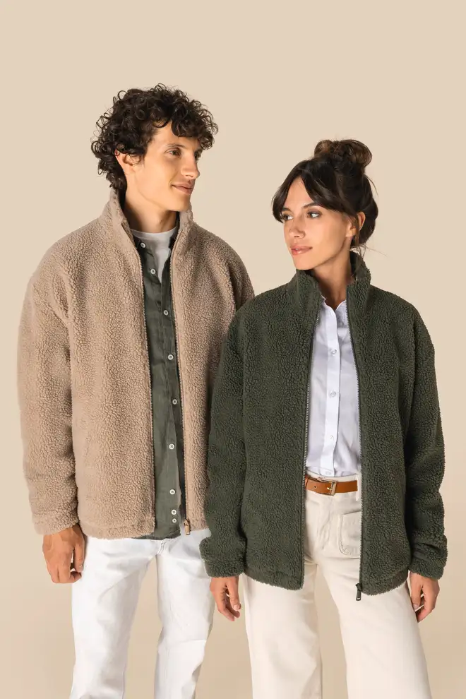 Unisex Sherpa Sweatshirt with Custom Logo Printing