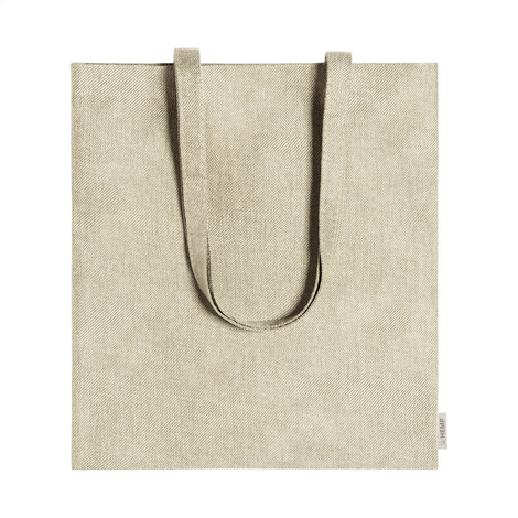 Natural Hemp Shopper with Long Handles 100% Eco