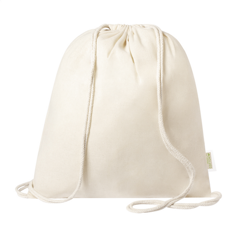 Organic Cotton Drawstring Bag Custom