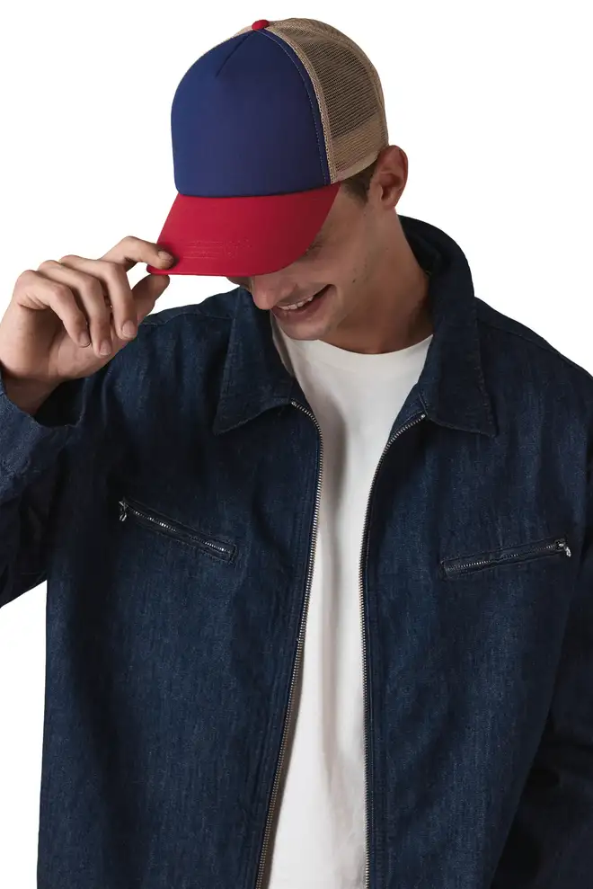 Premium 5-Panel Cotton Canvas Trucker Cap