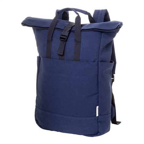 Recycled Canvas Roll-Top Backpack 15" Laptop