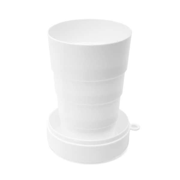 Antibacterial Collapsible Mug 220ml with Lid & Carabiner