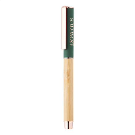 Bamboo Recycled Aluminum Roller Pen Rose Gold Opifix