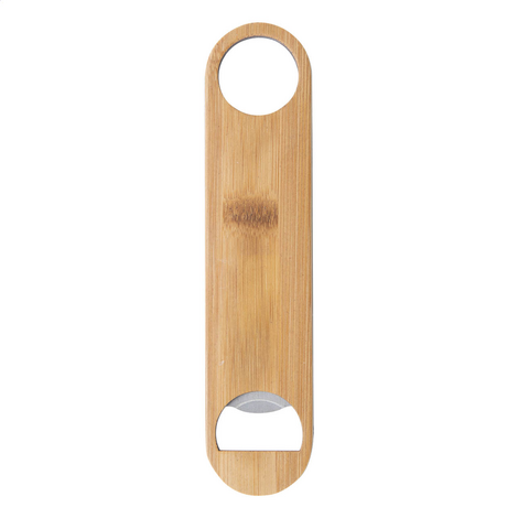 Bamboo Bottle Opener Stainless Steel