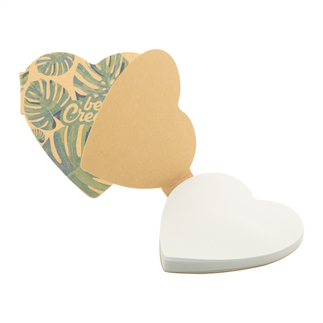 Customizable Heart Sticky Notes Block Eco