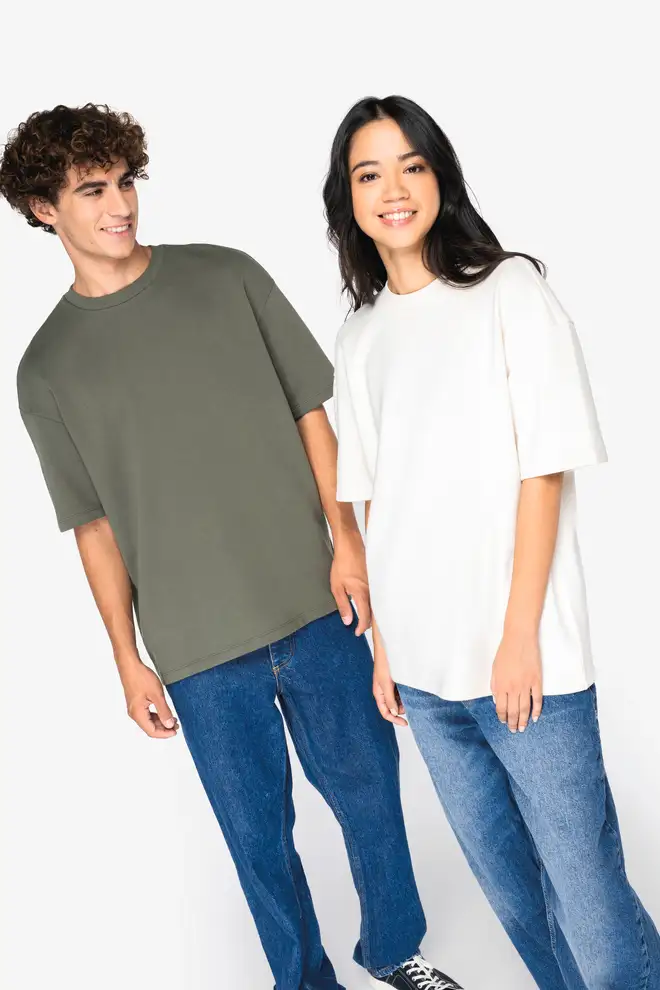 Organic oversized t-shirt GOTS certified