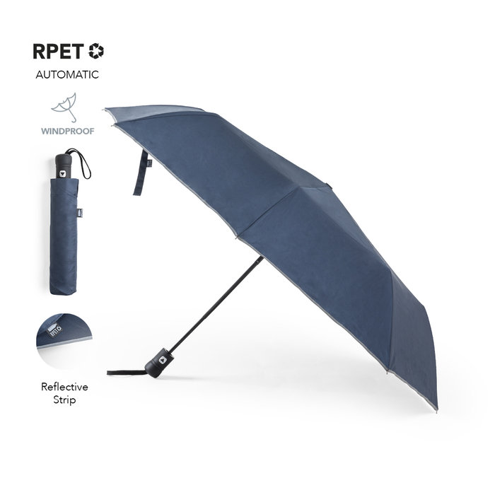 Foldable Recycled RPET Umbrella Nereus