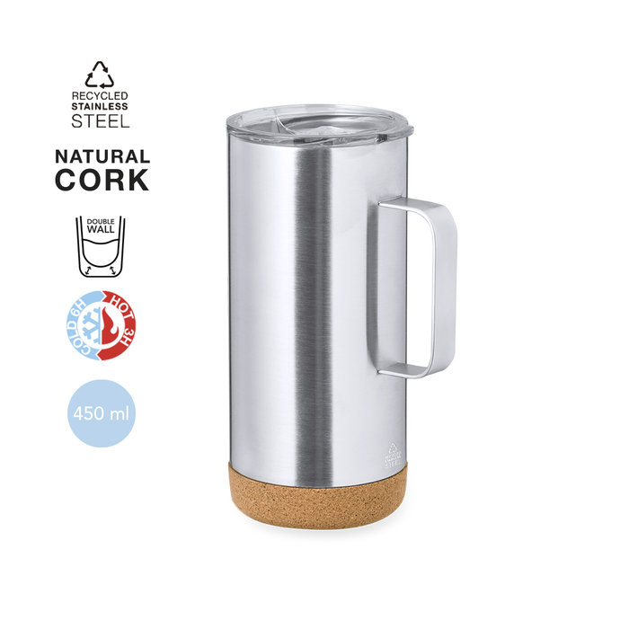 Tazza Termica Frilan Acciaio Riciclato 450ml