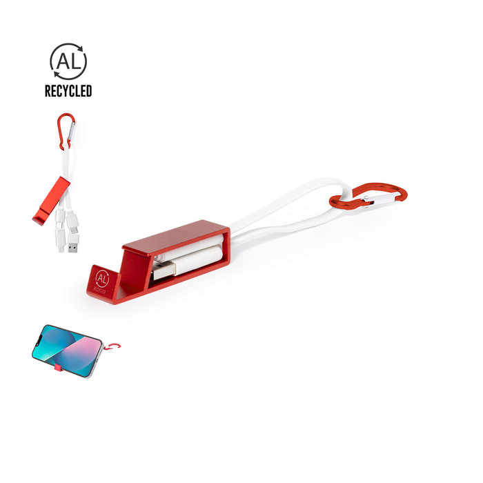 Multifunction Recycled Aluminum Charging Cable