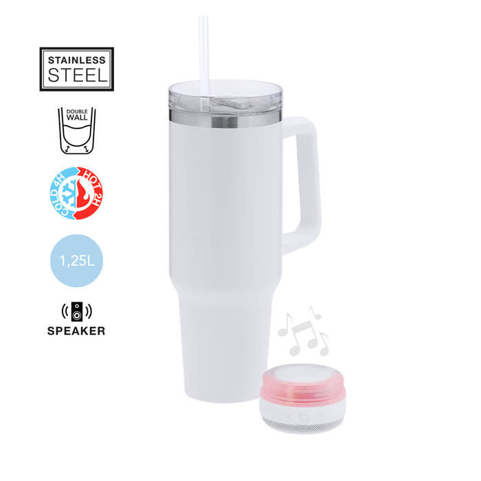 Thermal Cup Bluetooth Speaker RGB LED