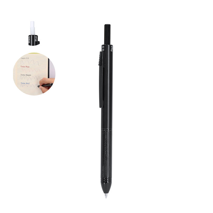 Penna Multicolore Portamine 4-in-1 Alluminio