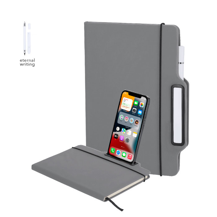 Premium Notepad Phone Holder PU Leather Corporate Gift