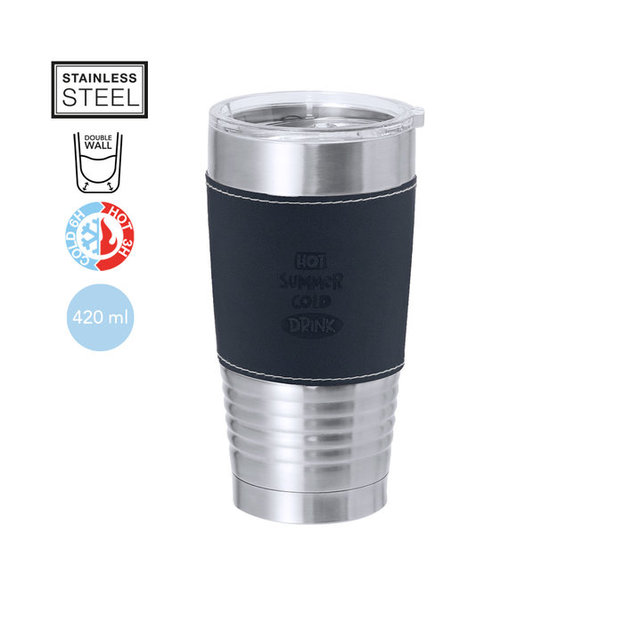 Bicchiere Termico Zuncex 420ml Acciaio Inox