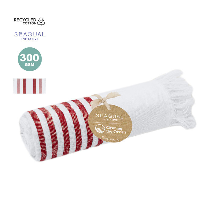 Sustainable SEAQUAL Pareo Towel Beach Opifix