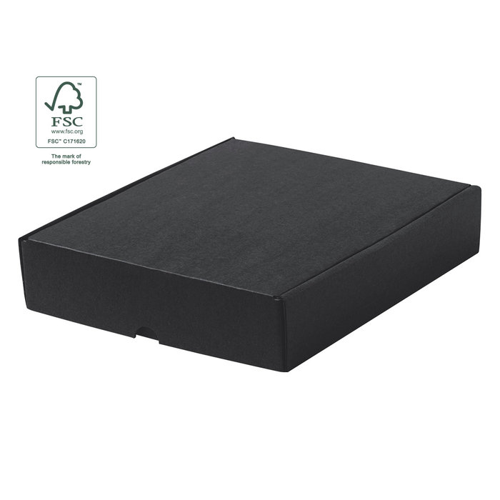 Mexar Black Gift Box FSC Corrugated Cardboard