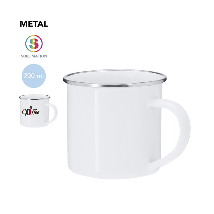 Sublimation Metal Mug 200ml Deriox