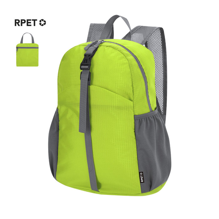 Foldable RPET Backpack Sustainable Corporate Gift
