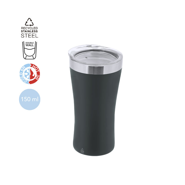 Bicchiere Termico Acciaio Riciclato 150ml