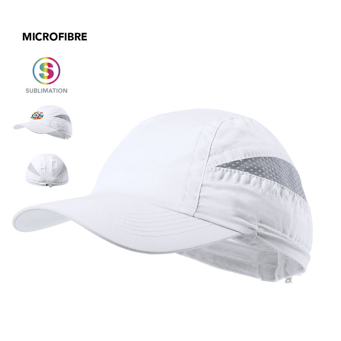 Sports Cap Microfiber Elastic Closure