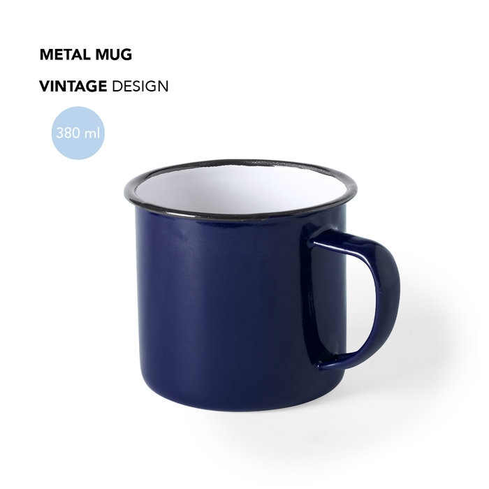 Vintage Metal Mug 380ml Wilem Design