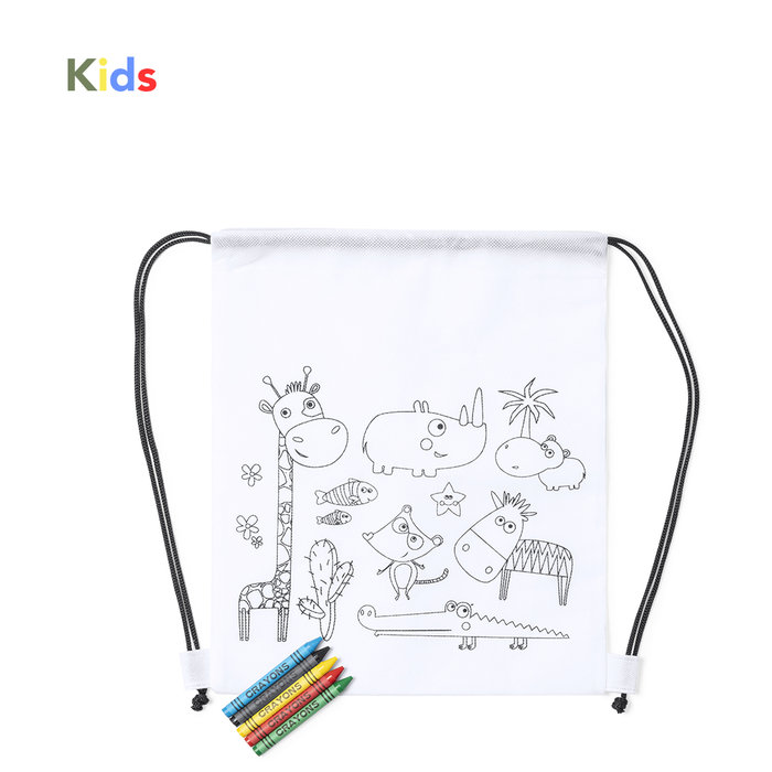 Wizzy White TNT Coloring Backpack