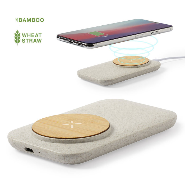 Caricatore Wireless Bambù Sostenibile