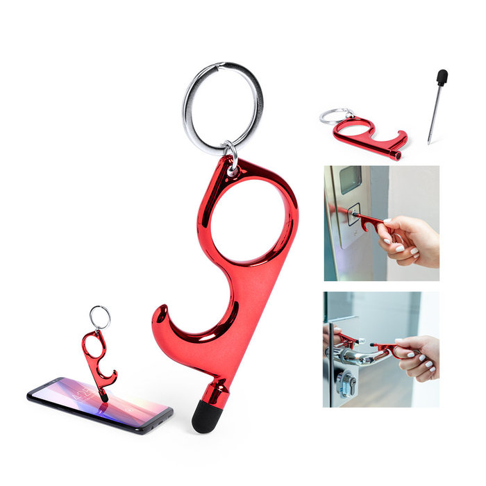 Touch-Free Keychain with Pointer Pen