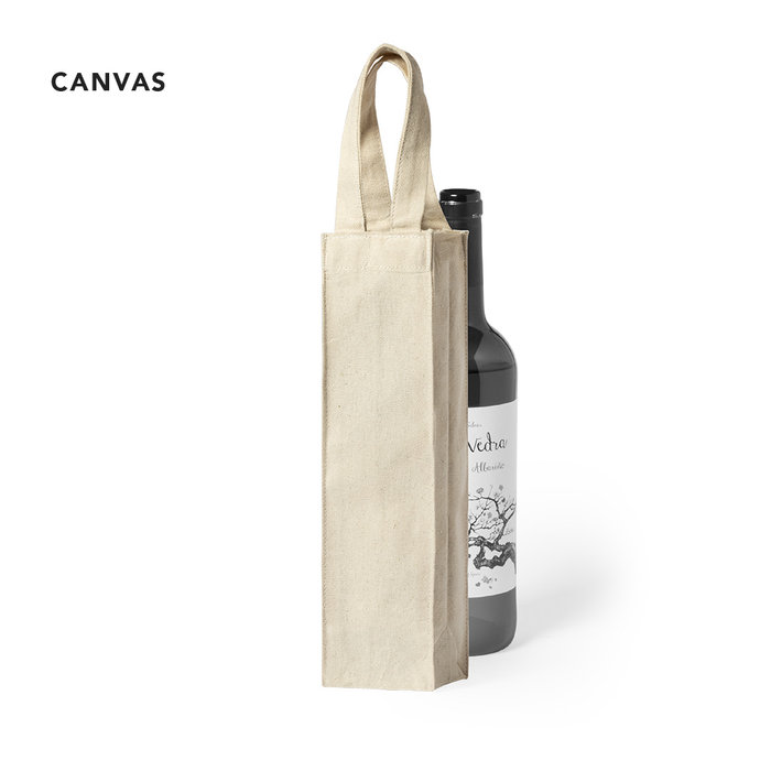 Wine Canvas Bag 220g | Reinforced Handles
