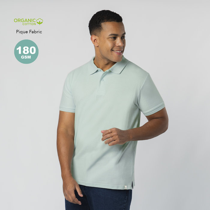 Unisex Organic Cotton Polo Shirt Premium