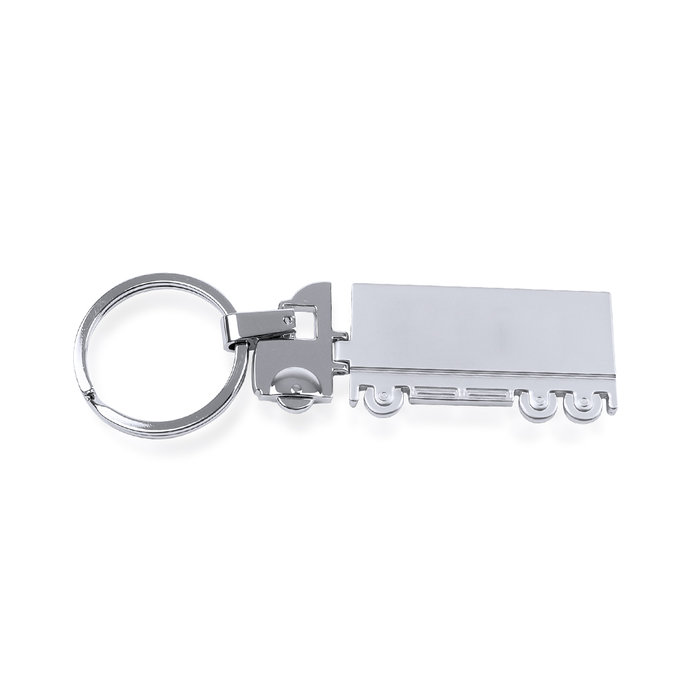 Metal Truck Keychain Laser Marking